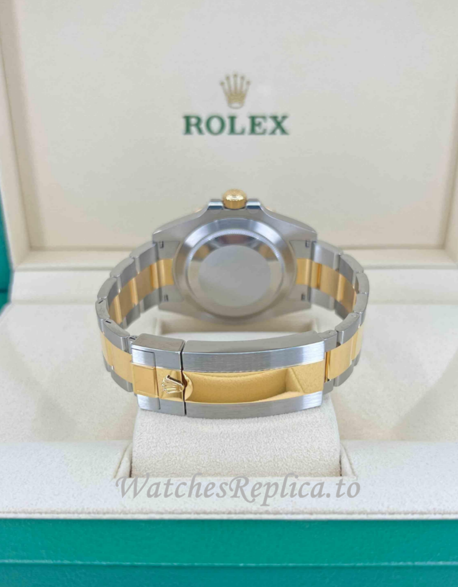 Rolex Submariner Date Stainless Steel 18K Yellow Gold Blue Dial 126613LB 41mm - WatchesReplica.is