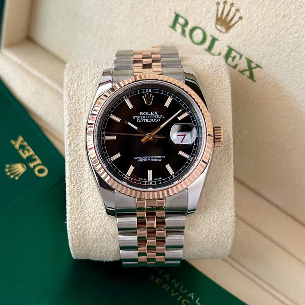 Rolex Datejust Black Dial 116231 - WatchesReplica.is