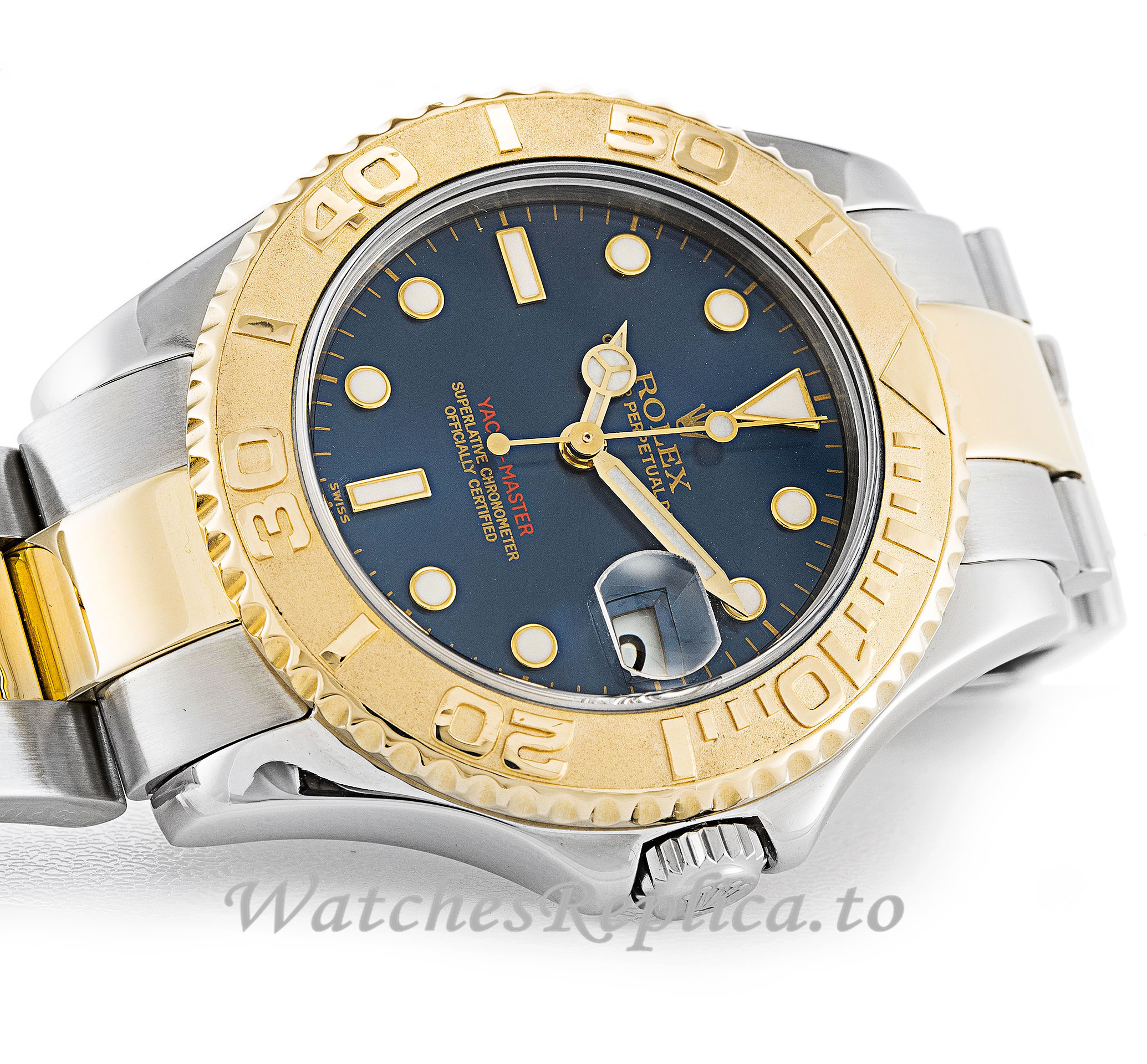 Rolex Yacht Master Blue Dial 168623 40MM - WatchesReplica.is
