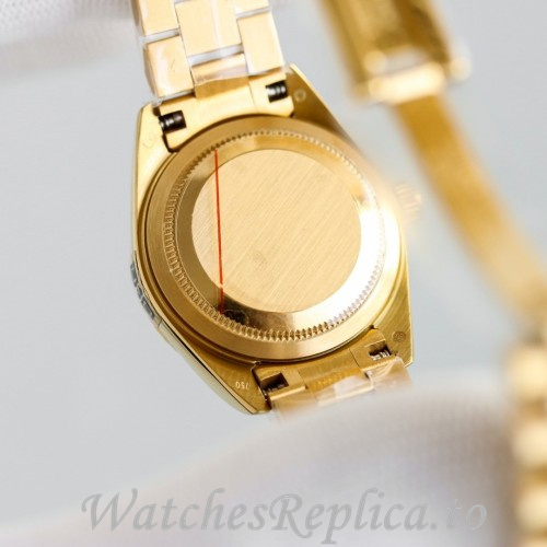 Swiss Rolex Datejust Replica 279178 Yellow Gold strap 28MM - WatchesReplica.is