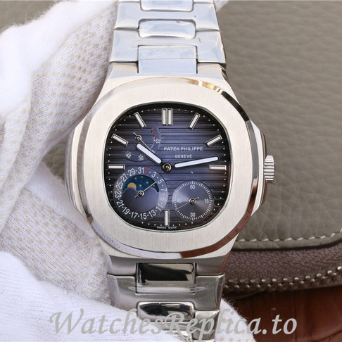 Patek Philippe Replica Nautilus 5712 Stainless steel strap 40MM - WatchesReplica.is