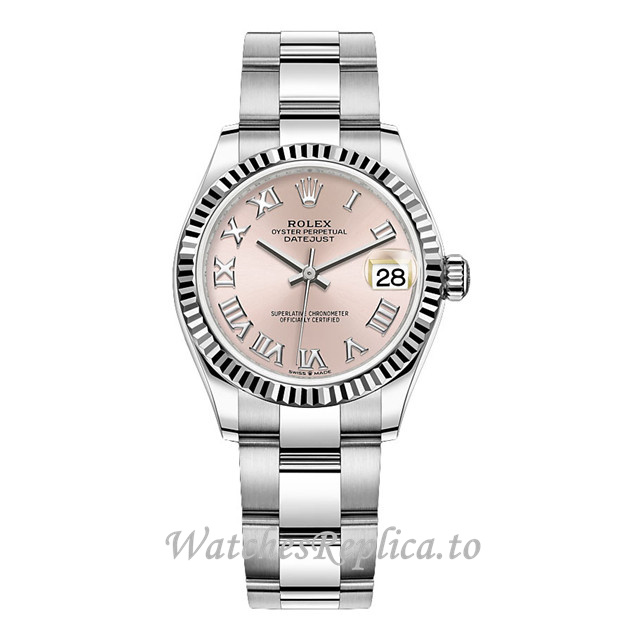Replica Rolex Datejust m278274-0019 31MM Stainless steel strap Ladies Watch - WatchesReplica.is