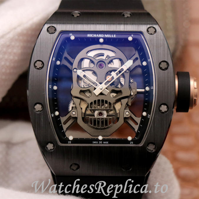 Richard Mille Replica RM052 Rubber strap 50MM - WatchesReplica.is