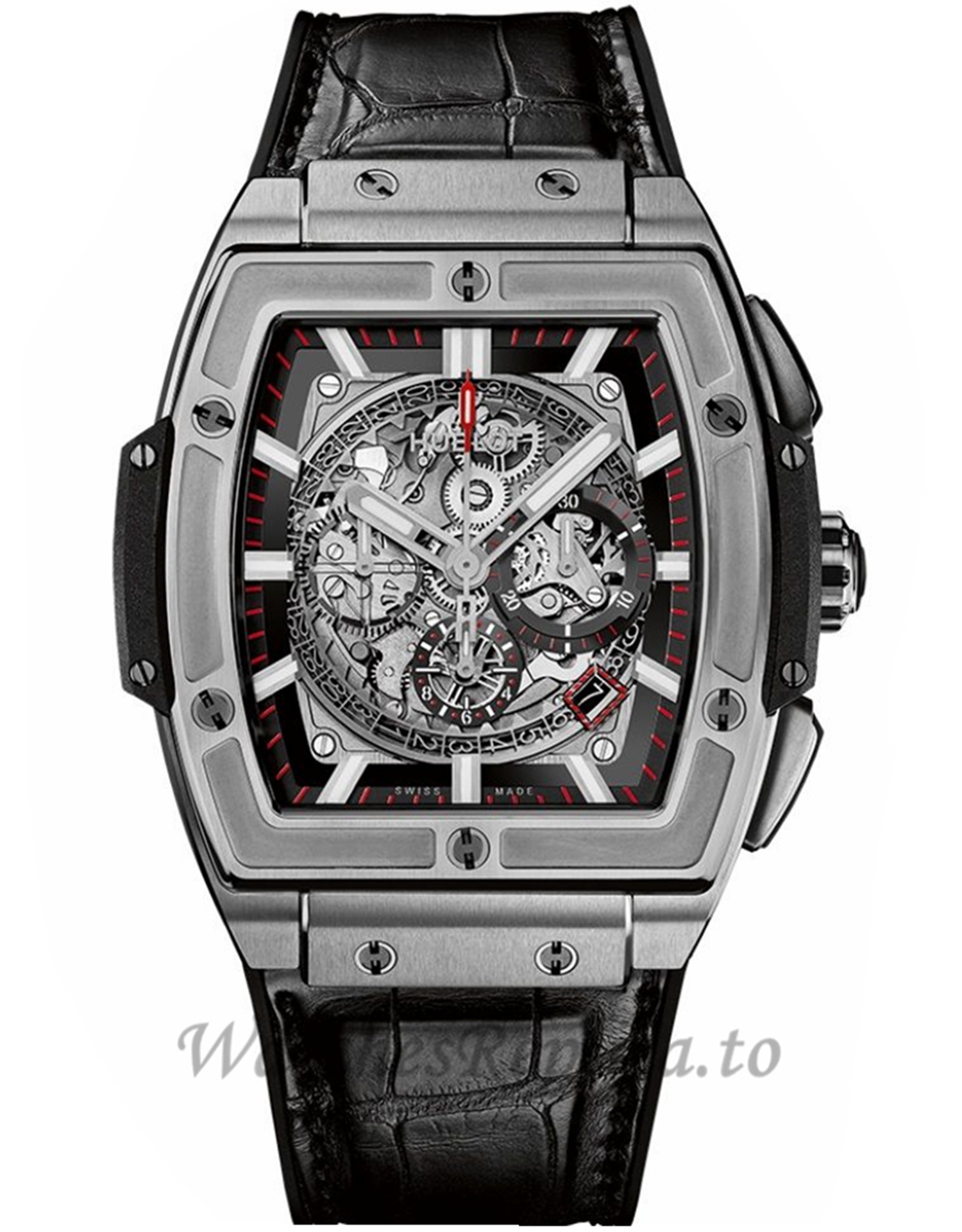 Hublot Replica Spirit of Big Bang Titanium 45MM Watch 601.NX.0173.LR Quartz - WatchesReplica.is