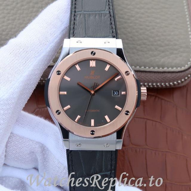 Hublot Replica 511.NX.1170.LR Leather strap 45MM - WatchesReplica.is