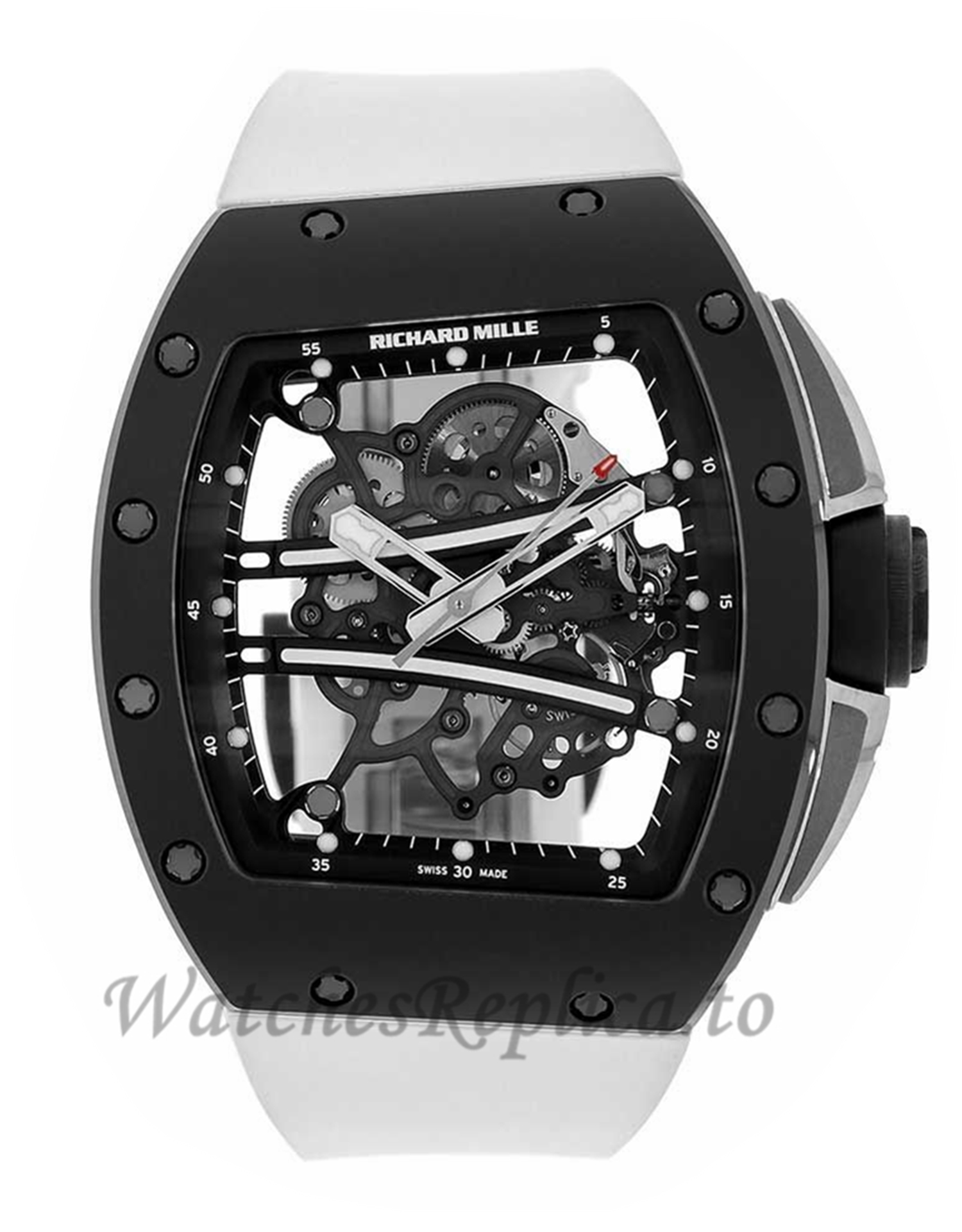 Richard Mille RM61-01 Yohan Blake All Black Ceramic Mens 50MM Watch RM61-01 98113 - WatchesReplica.is