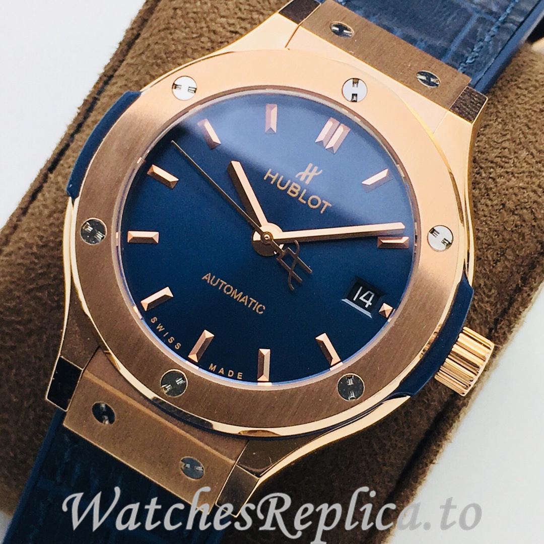 Hublot Replica Classic-Fusion-Series Leather strap 38MM - WatchesReplica.is