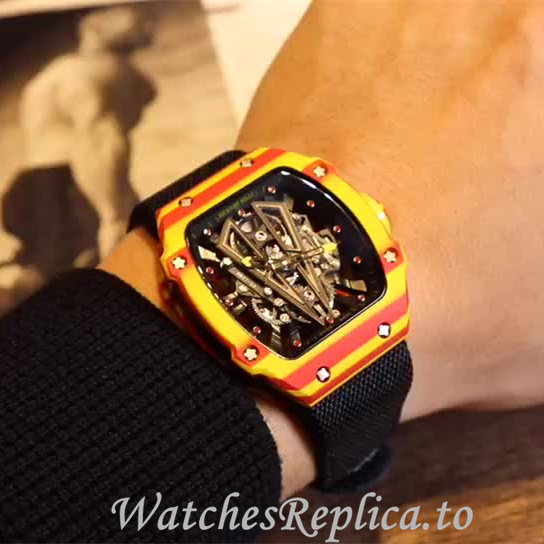 Richard Mille Replica RM27-03 Canvas strap 48MM - WatchesReplica.is