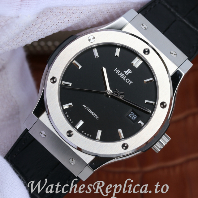 Hublot Replica 511.NX.1170.LR Leather strap 45MM - WatchesReplica.is