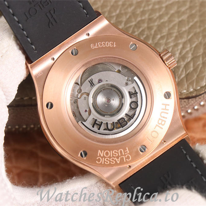 Hublot Replica Classic Fusion Series Leather strap 45MM - WatchesReplica.is