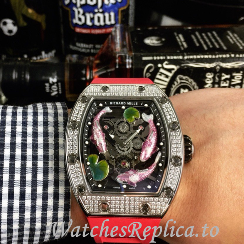 Richard Mille Replica RM57-01 Rubber strap 50MM - WatchesReplica.is
