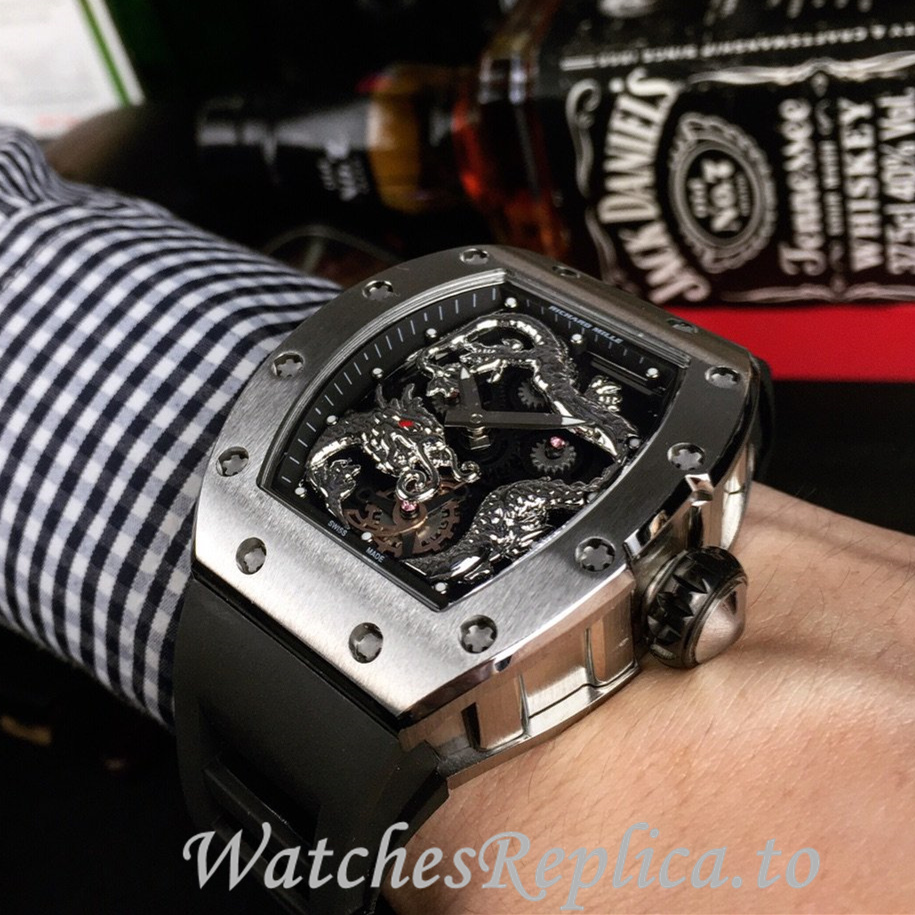 Richard Mille Replica RM57-01 Rubber strap 50MM - WatchesReplica.is