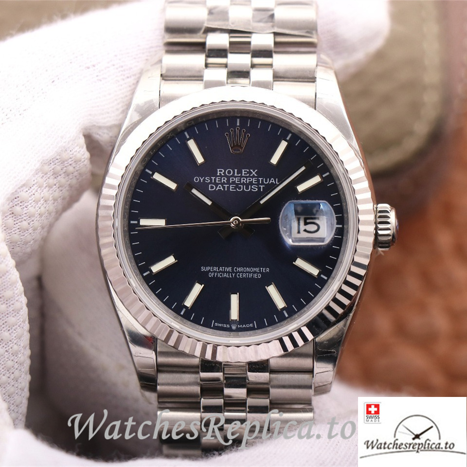 Swiss Rolex Datejust Replica 126233 Stainless steel strap 36MM - WatchesReplica.is
