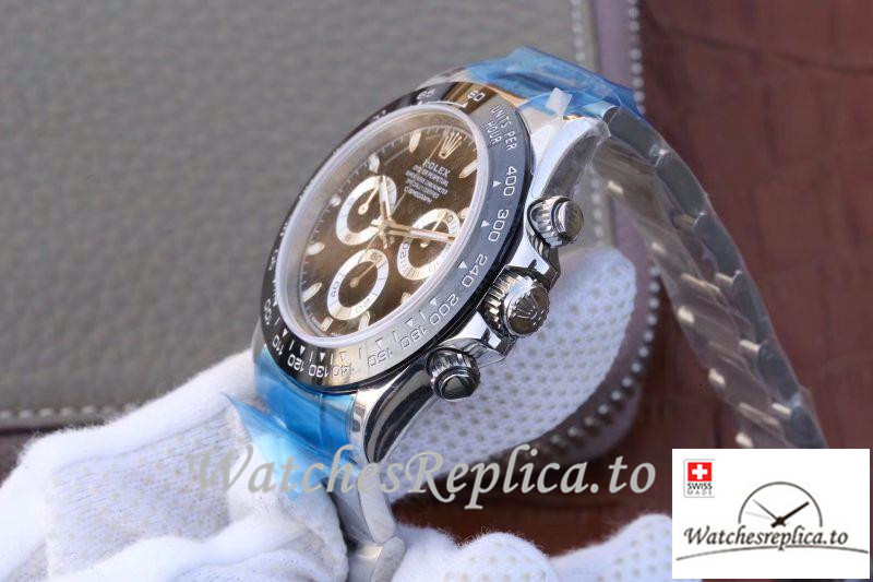 Swiss Rolex Daytona Cosmograph Replica 116500LN Stick Markers 40MM - WatchesReplica.is