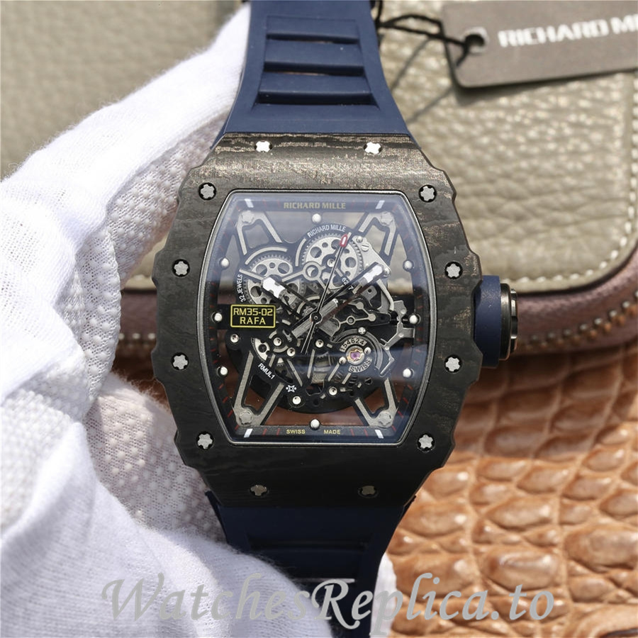 Richard Mille Replica RM035-02 Rubber strap 50MM - WatchesReplica.is