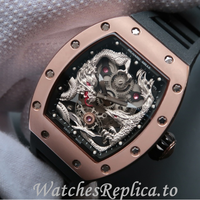 Richard Mille Replica RM57-01 Rubber strap 50MM - WatchesReplica.is