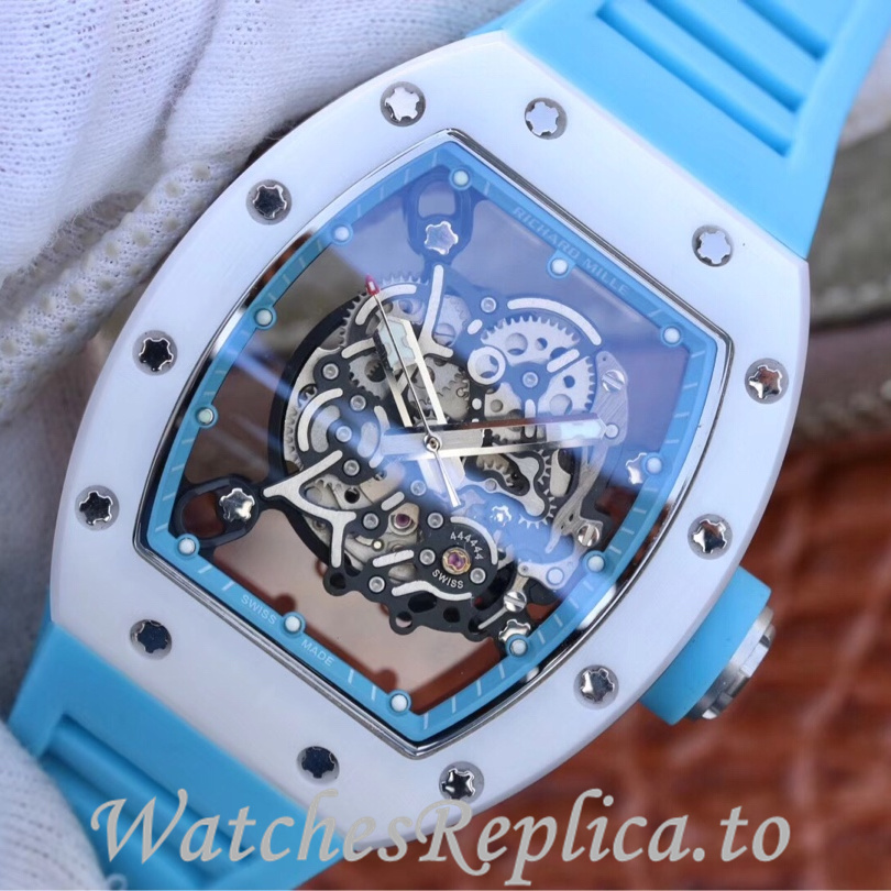 Richard Mille Replica RM055 Rubber strap 50MM - WatchesReplica.is
