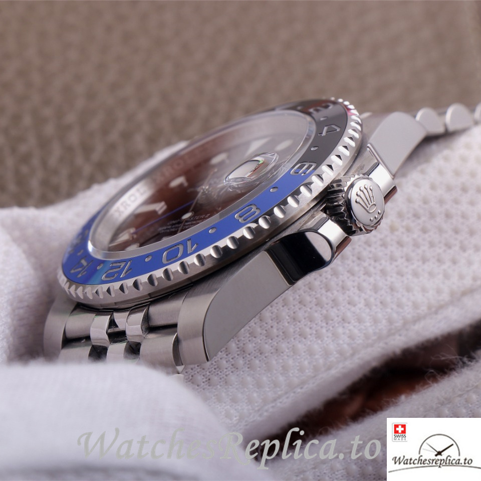 Swiss Rolex GMT Master 126710 Stainless steel strap 40MM - WatchesReplica.is