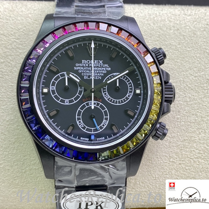 Swiss Rolex Daytona 116598RBOW Replica Stainless steel strap 40MM - WatchesReplica.is