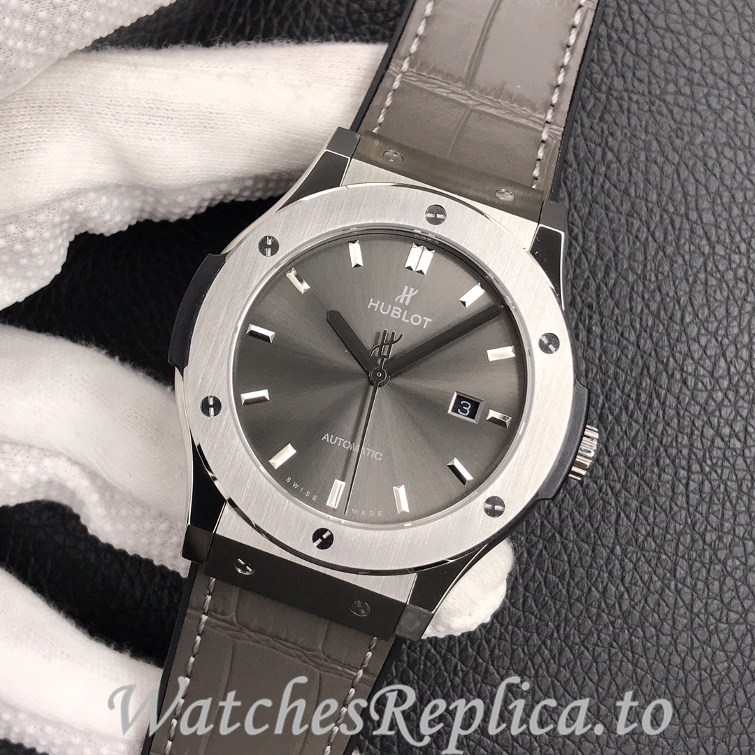 Hublot Replica Classic Fusion Series Leather strap 45MM - WatchesReplica.is