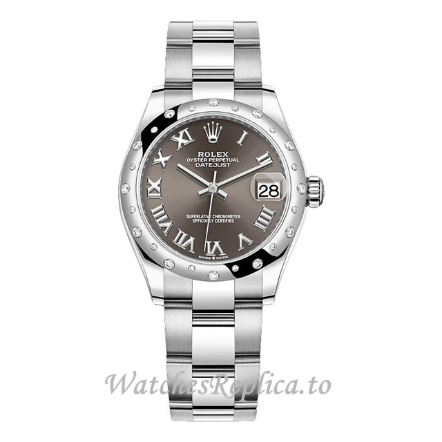 Replica Rolex Datejust m278344rbr-0023 31MM Stainless steel strap Ladies Watch - WatchesReplica.is