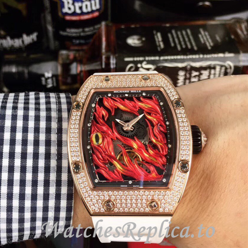 Richard Mille Replica RM23-02 Rubber strap 50MM - WatchesReplica.is