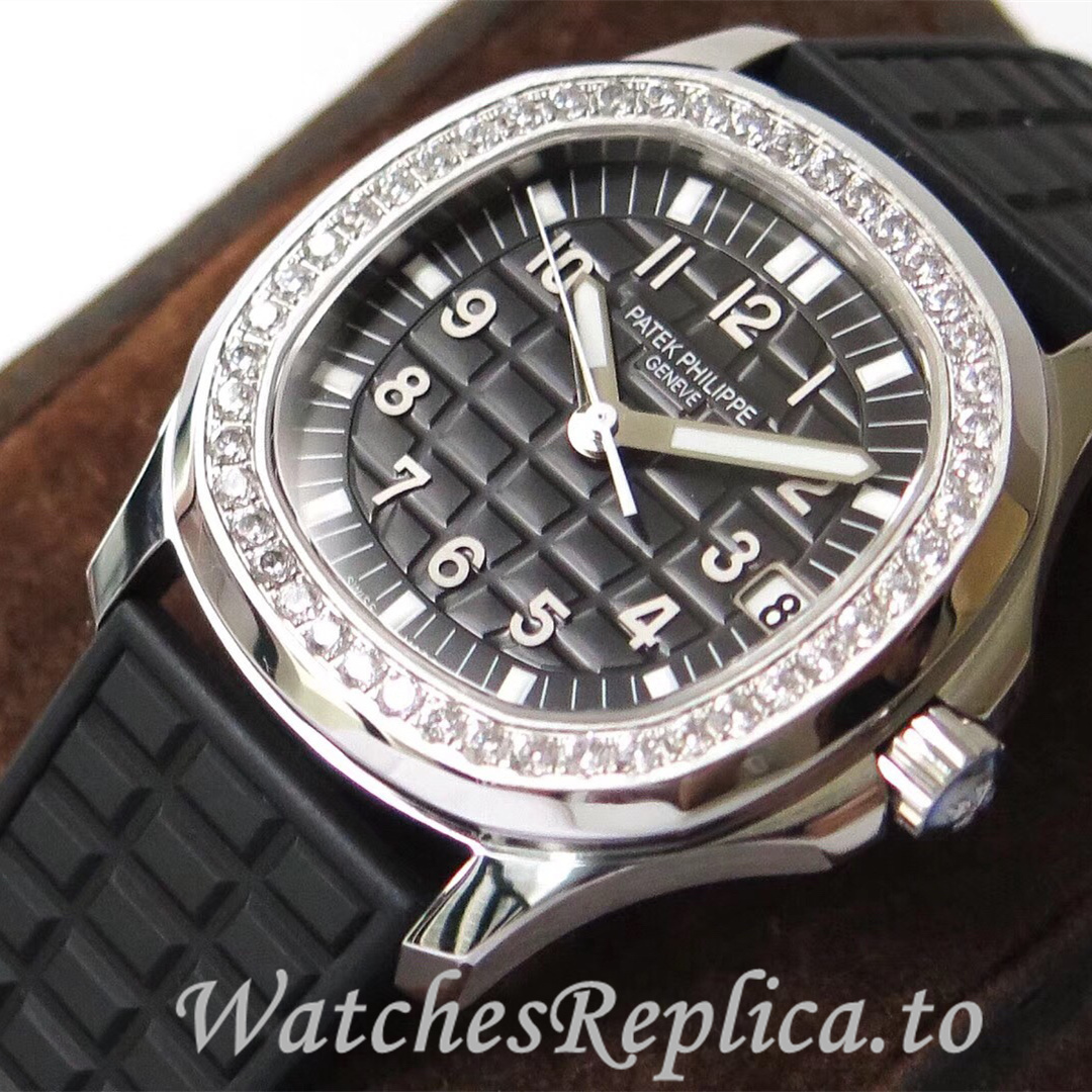 Patek Philippe Replica Aquanaut Rubber strap 35.6MM - WatchesReplica.is