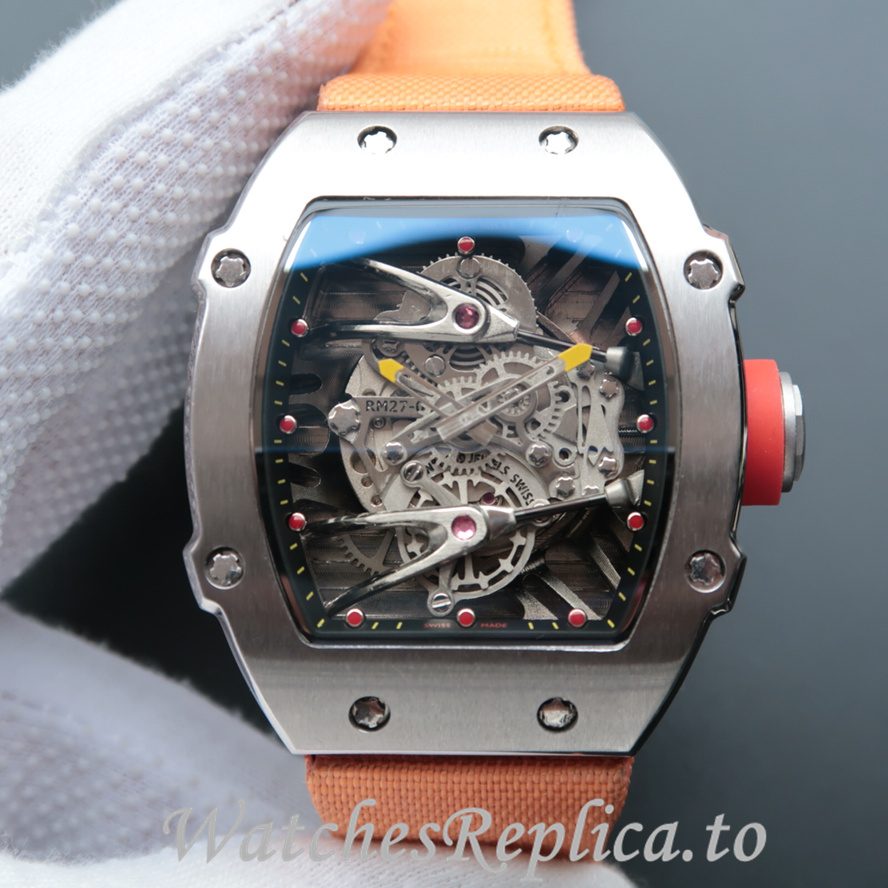 Richard Mille Replica RM27-02 Canvas strap 50MM - WatchesReplica.is