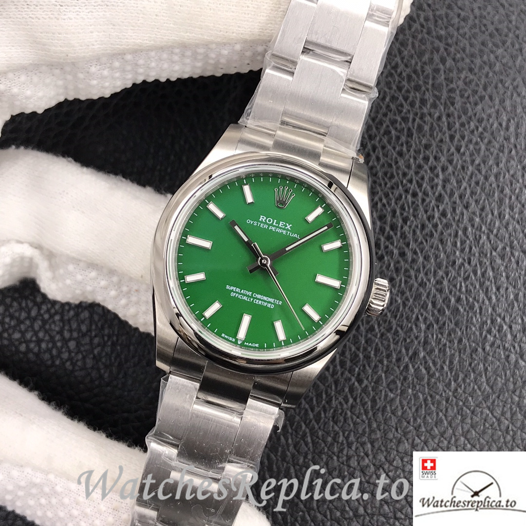Swiss Rolex Oyster Perpetual Replica 277200 Stainless steel strap 31MM - WatchesReplica.is