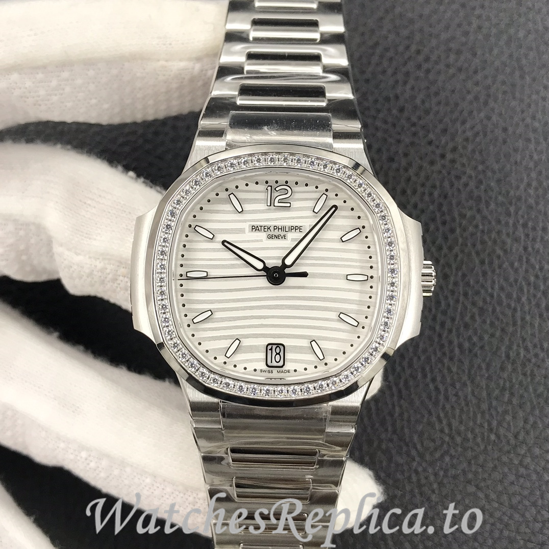 Patek Philippe Replica Nautilus 7118 Stainless steel strap 34MM - WatchesReplica.is