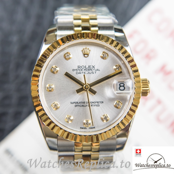 Swiss Rolex Datejust Replica 178273 Stainless steel strap 31MM - WatchesReplica.is