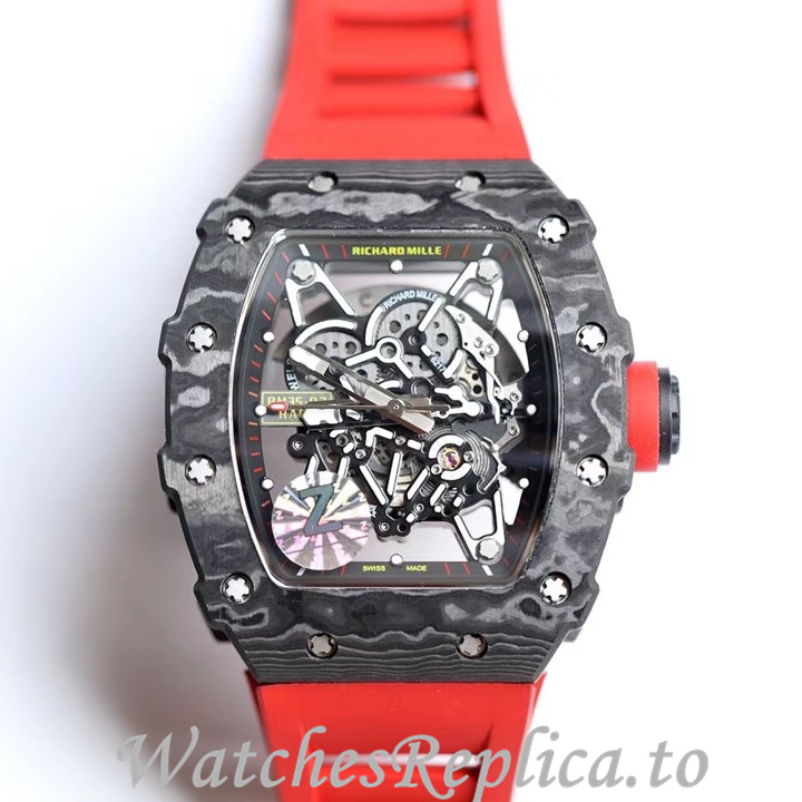 Richard Mille Replica RM35-02 Rubber strap 50MM - WatchesReplica.is