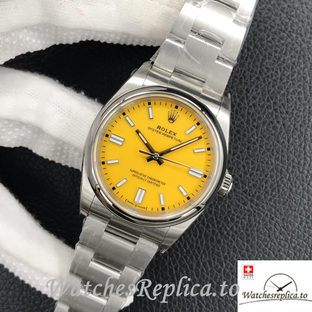 Swiss Rolex Oyster Perpetual Replica 126000 Stainless steel strap 36MM - WatchesReplica.is