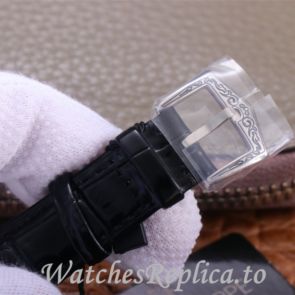 Patek Philippe Replica Calatrava 5088 Leather strap 38.6MM - WatchesReplica.is