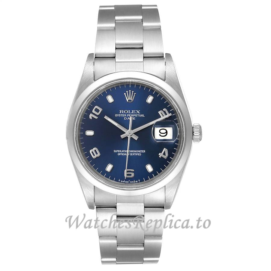 Replica Rolex Day Date Blue Dial 15200 - WatchesReplica.is
