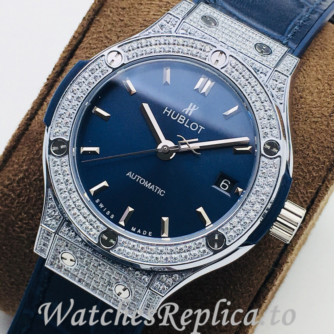 Hublot Replica Classic-Fusion-Series Leather strap 38MM - WatchesReplica.is