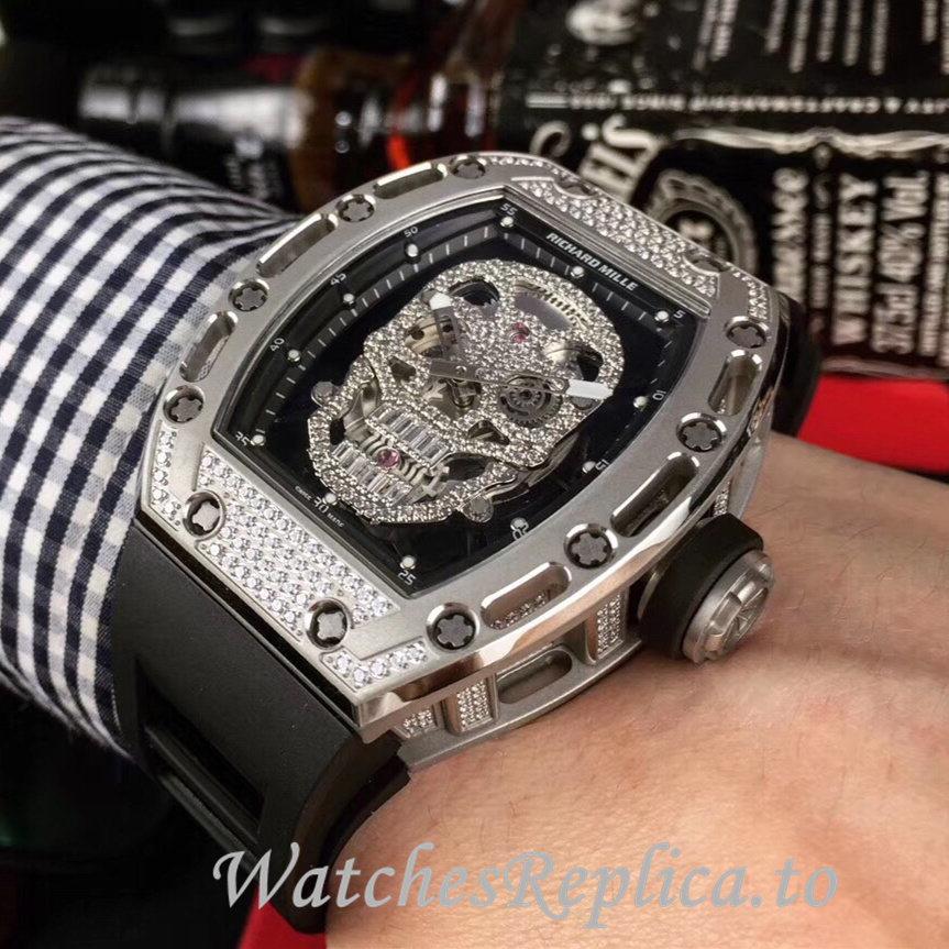 Richard Mille Replica RM052 Rubber strap 50MM - WatchesReplica.is