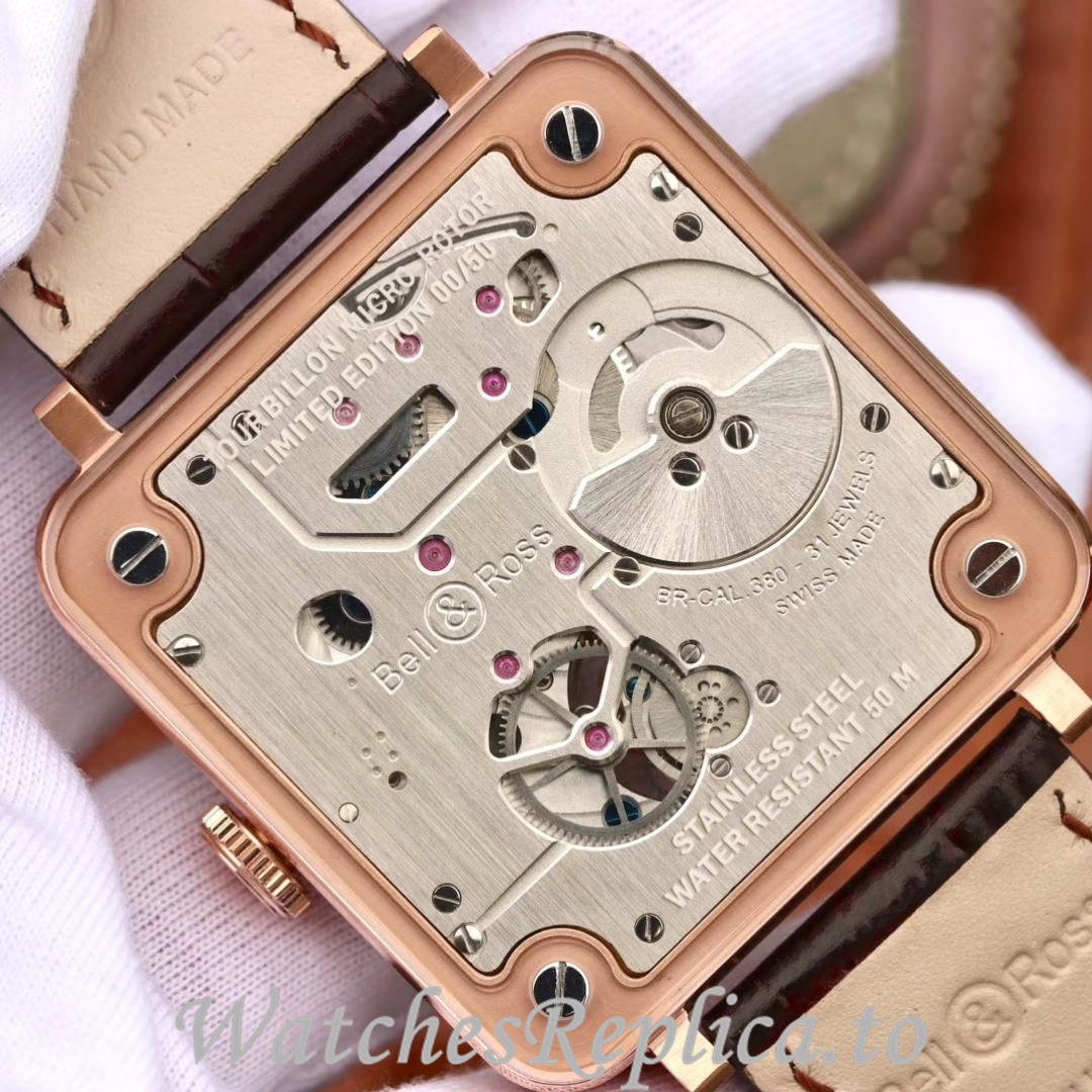 Bell Ross Replica BR-X2 Leather strap 42.5MM - WatchesReplica.is