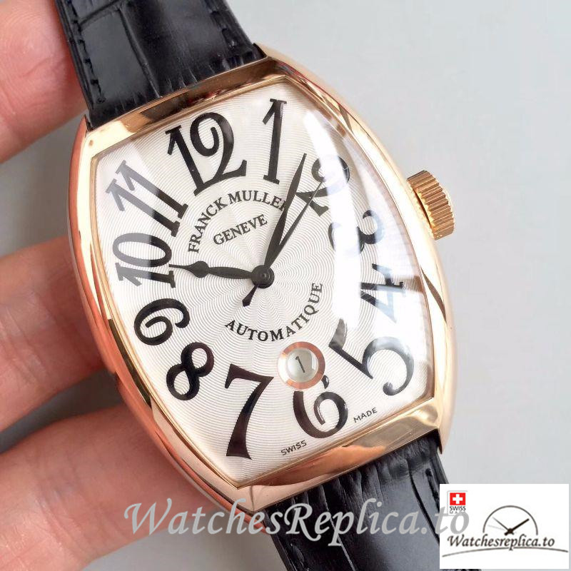 Swiss Franck Muller Casablanca Date Replica 8880 C DT Black Strap 39.5MM×55.3 MM - WatchesReplica.is