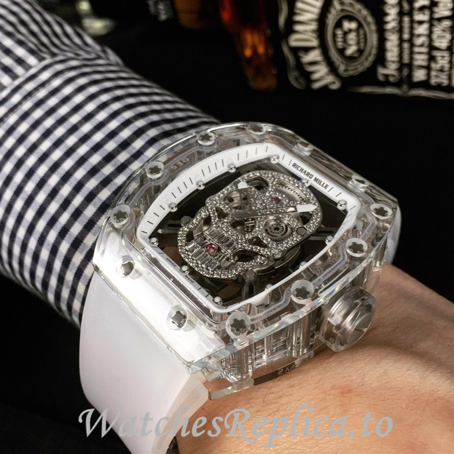 Richard Mille Replica RM052 Rubber strap 50MM - WatchesReplica.is