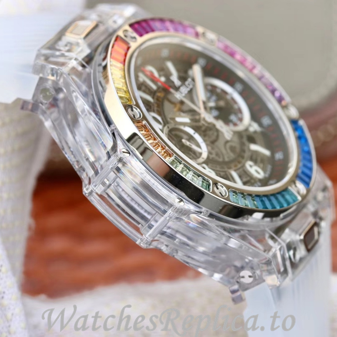 Hublot Replica 411.JX.4802.RT Rubber strap 45MM - WatchesReplica.is