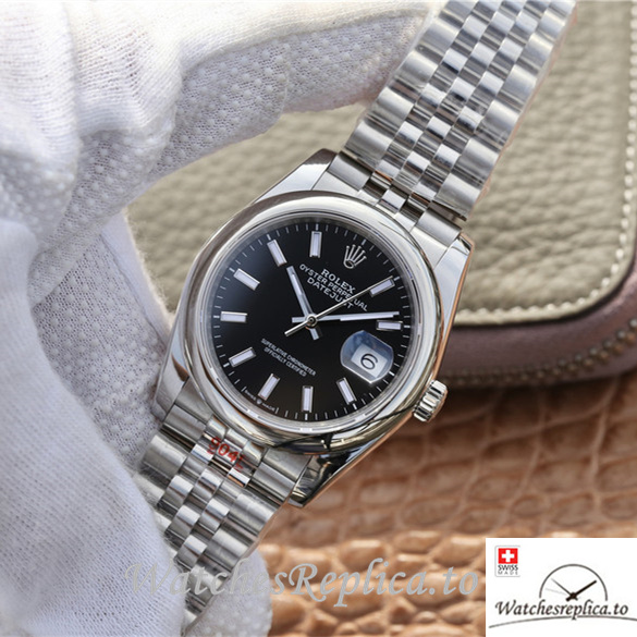 Swiss Rolex Datejust Replica 126200 Stainless steel strap 36MM - WatchesReplica.is