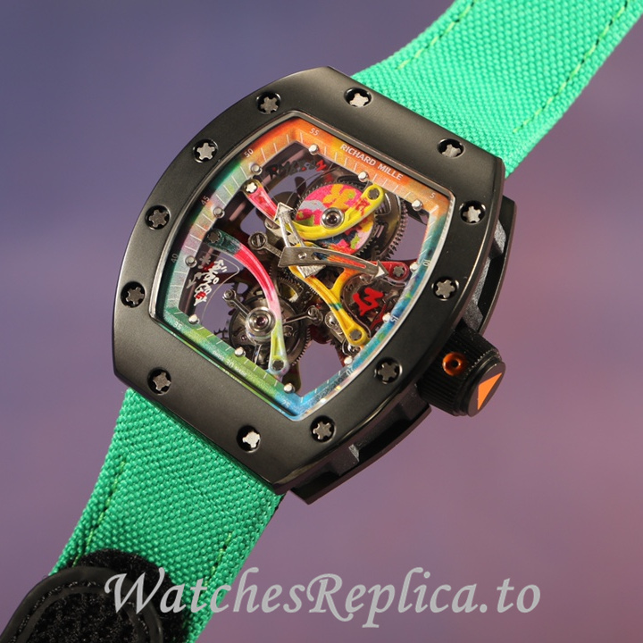 Richard Mille Replica RM68-01 Canvas strap 51MM - WatchesReplica.is