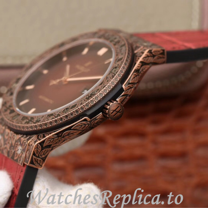 Hublot Replica Classic Fusion Series Leather strap 45MM - WatchesReplica.is