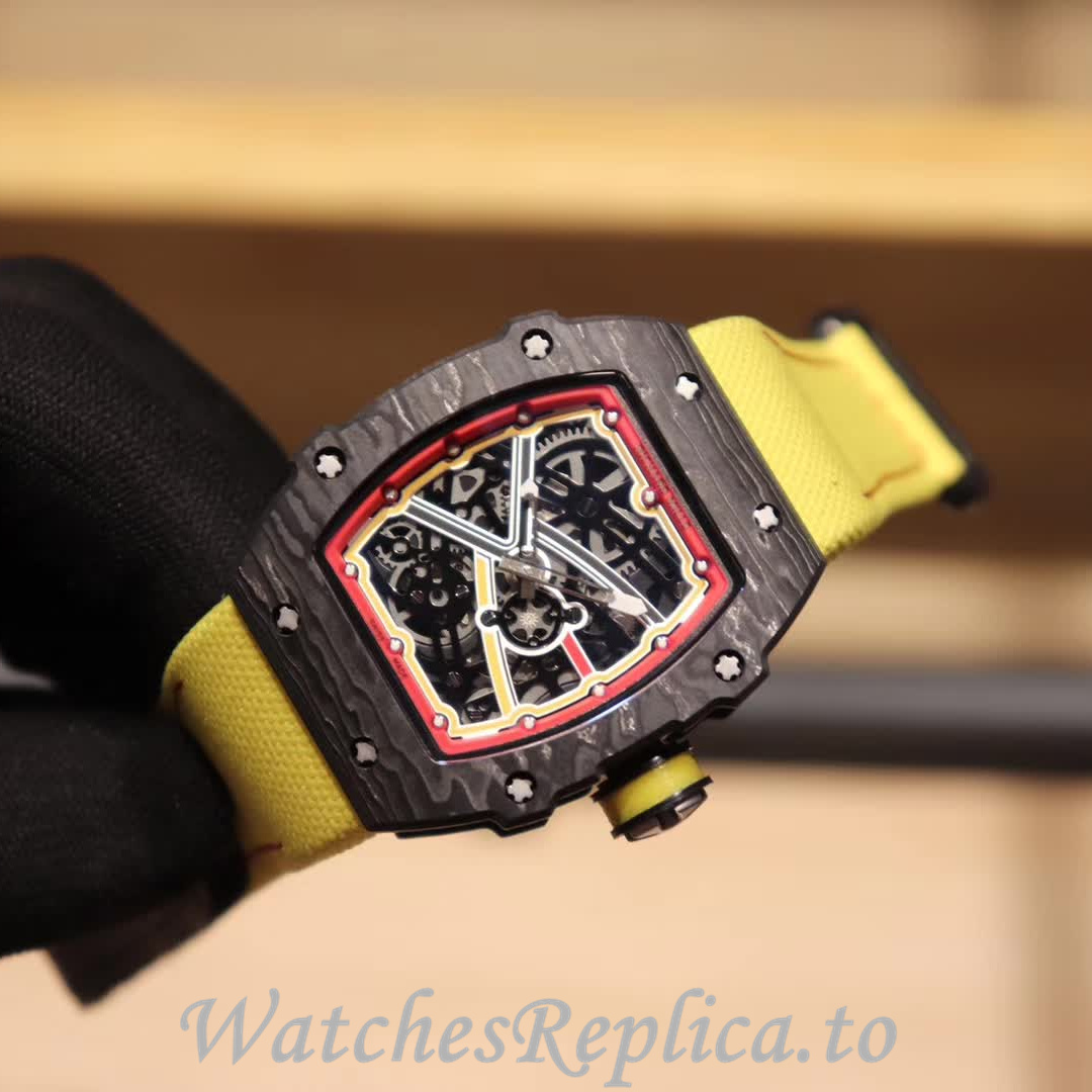 Richard Mille Replica RM67-02 Canvas strap 38.70x47.52MM - WatchesReplica.is