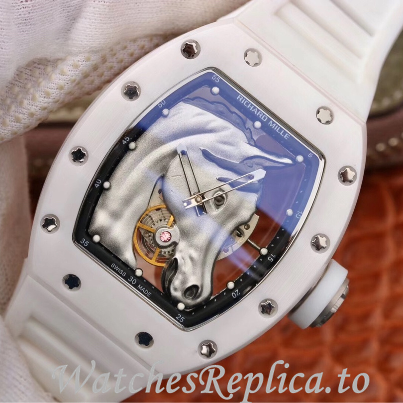 Richard Mille Replica RM52-02 Rubber strap 50MM - WatchesReplica.is