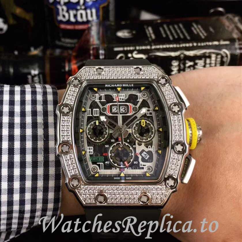 Richard Mille Replica RM11-03 Rubber strap 50MM - WatchesReplica.is