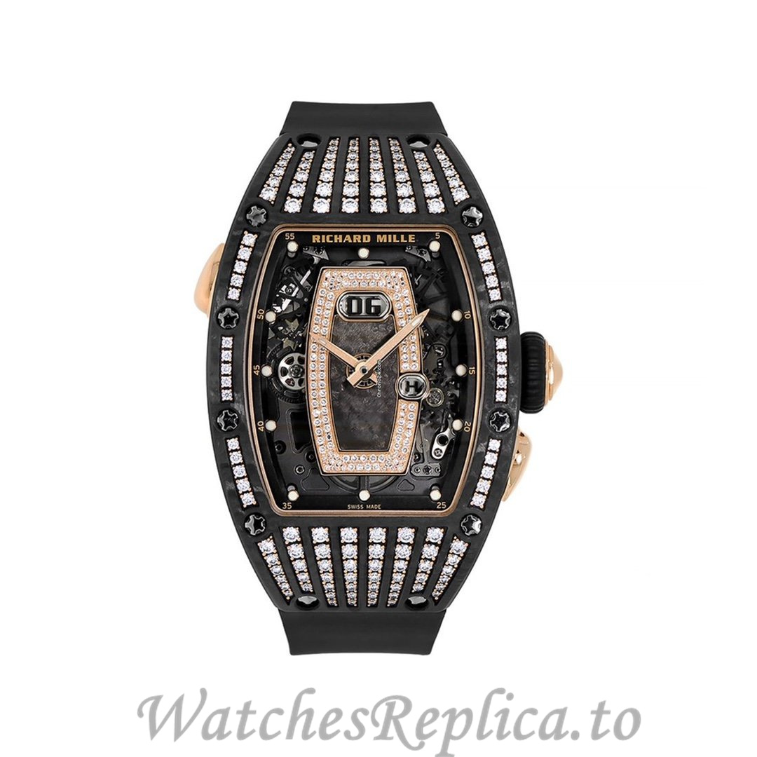 Richard Mille Replica RM007 Rubber strap 45MM - WatchesReplica.is