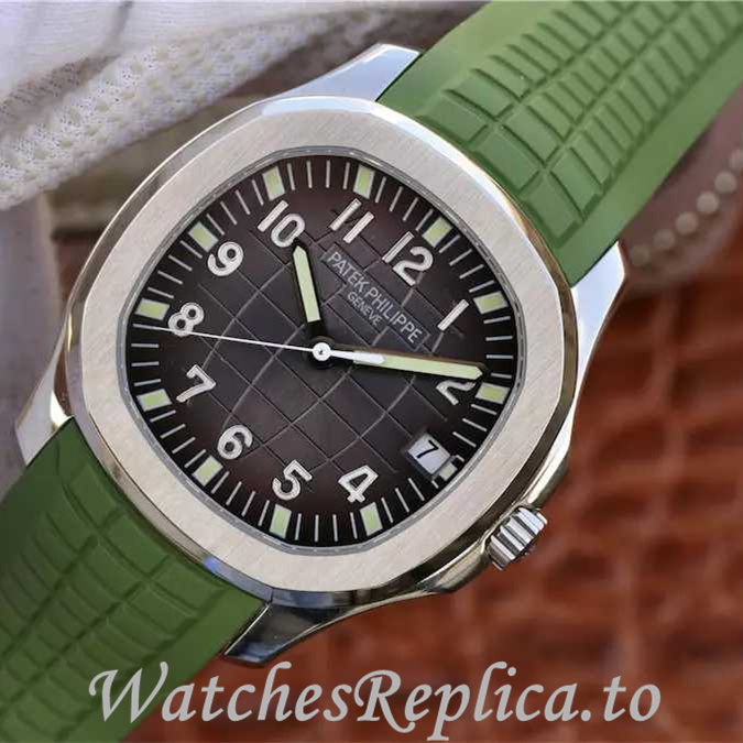 Patek Philippe Replica Aquanaut Rubber strap 42MM - WatchesReplica.is