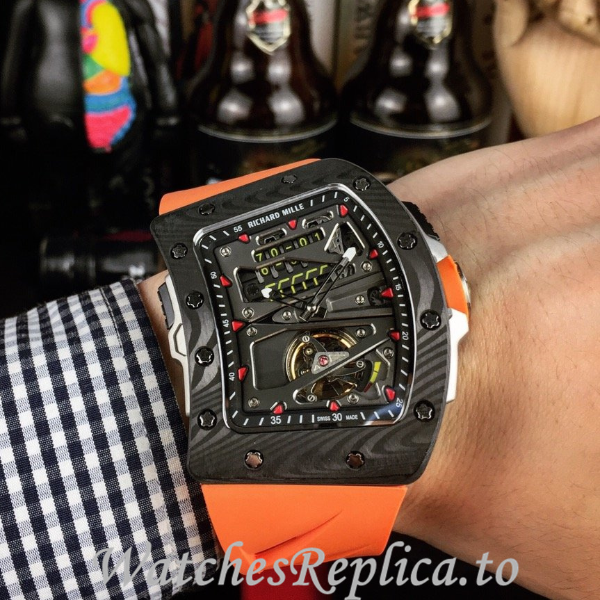 Richard Mille Replica RM70-01 Rubber strap 50MM - WatchesReplica.is